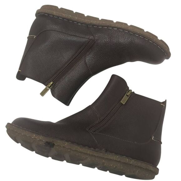 Clarks Tamitha Flower Collection Leather Booties Boots 5.5 - Picture 1 of 5